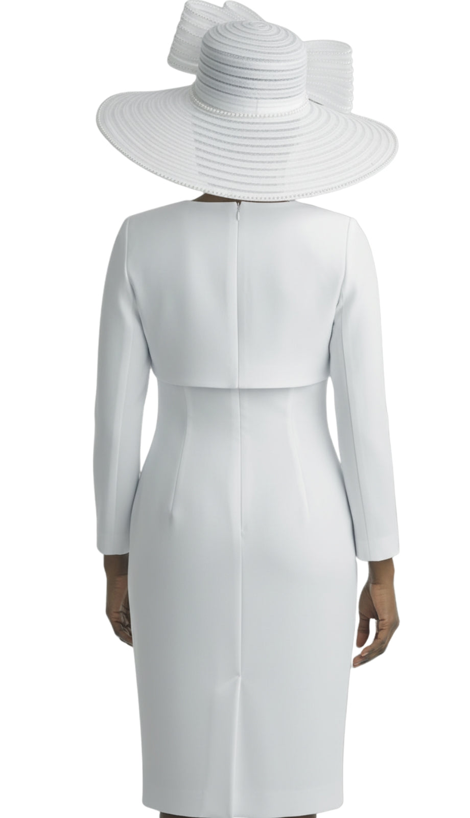 Lily and Taylor 4848-WHT Church Dress