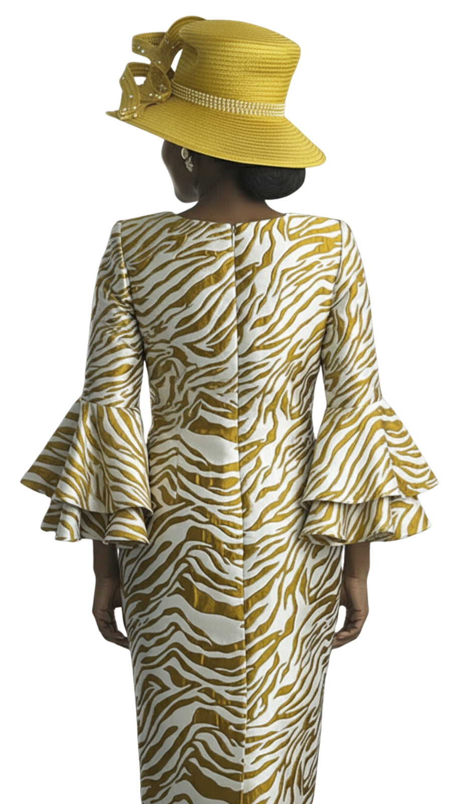 Lily and Taylor 4858-GLD-IH Church Dress