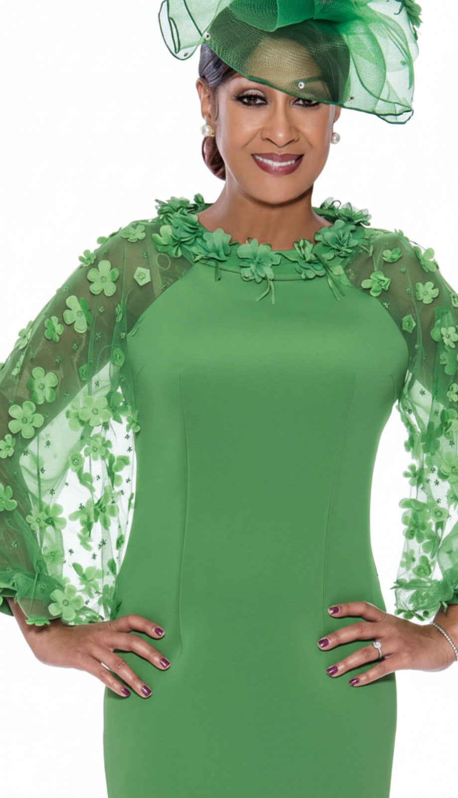 Dorinda Clark Cole 4861-IH Designer Church Dress