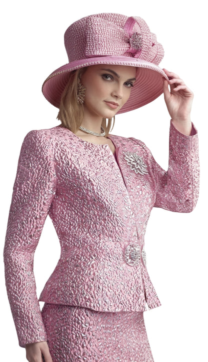 Lily And Taylor 4863-PINK Church Suit