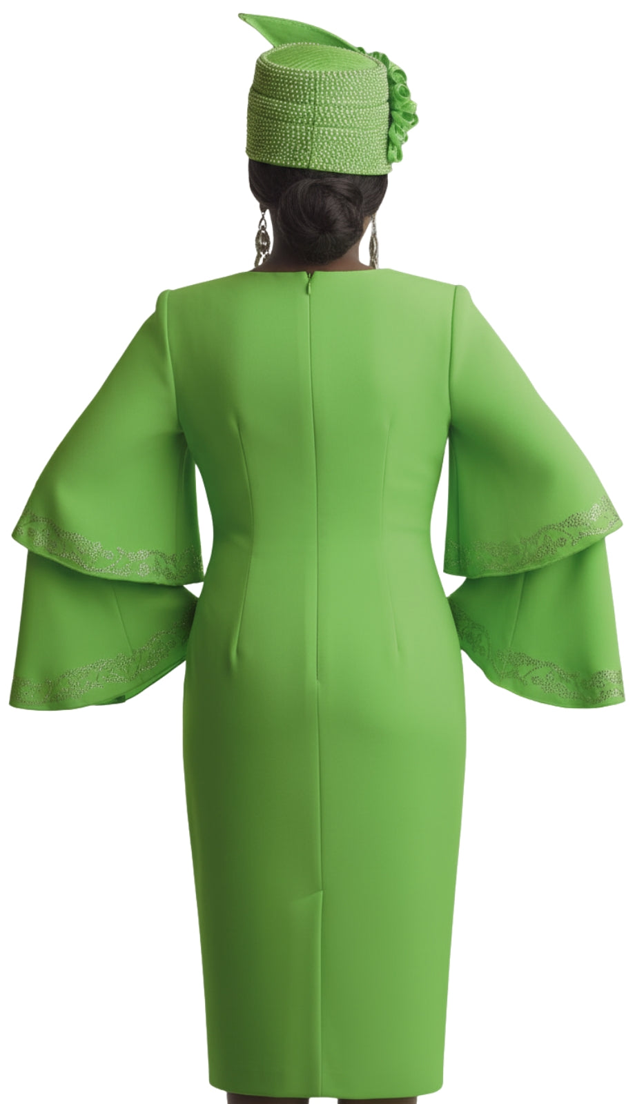 Lily and Taylor 4878-GRN-QS Church Dress