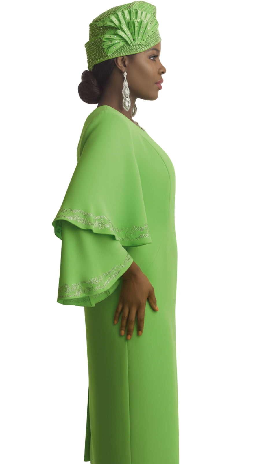 Lily and Taylor 4878-GRN-QS Church Dress