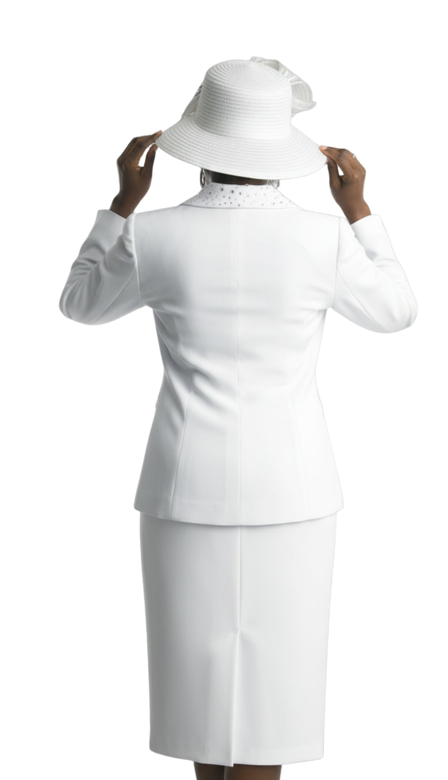 Lily And Taylor 4891-WHT Church Suit