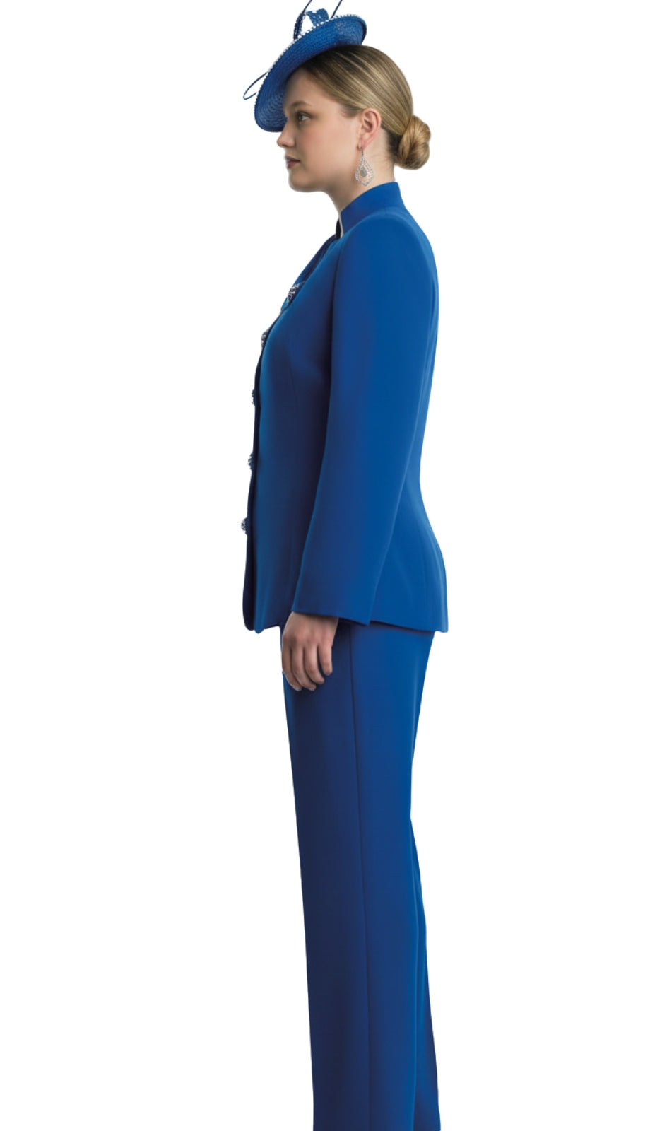Lily And Taylor 4892-RYL Church Pant Suit