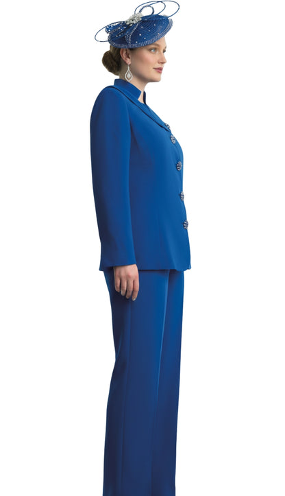 Lily And Taylor 4892-RYL Church Pant Suit
