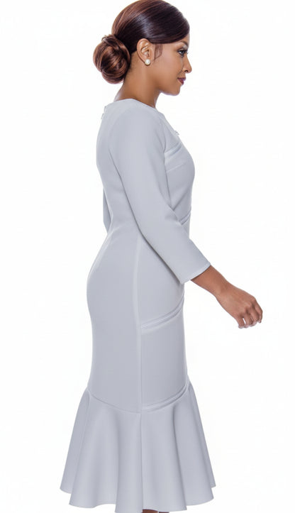Church Dress 4971-QS-WHT Dorinda Clark Cole