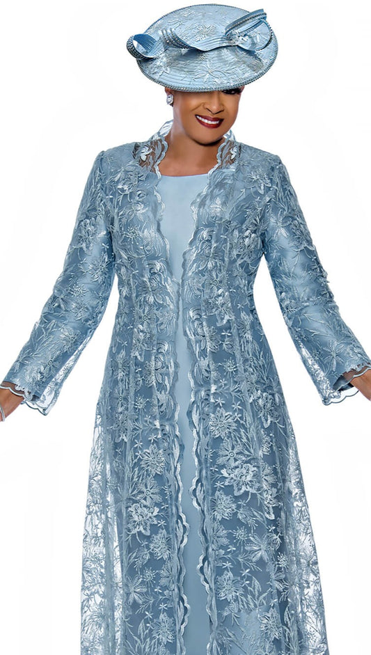 Dorinda Clark Cole 5312-BLU Ladies Church Dress