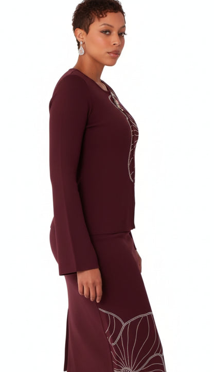 Tally Taylor 5345-BRG-CO Church Suit