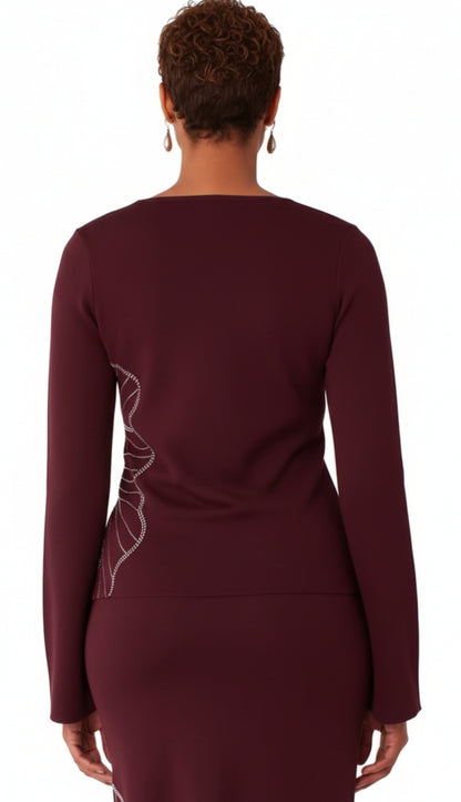 Tally Taylor 5345-BRG-CO Church Suit