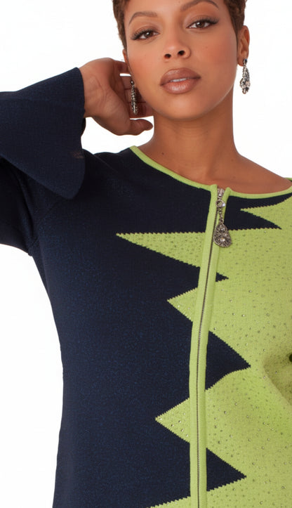 Kayla By Tally Taylor 5349-BWG Church Suit