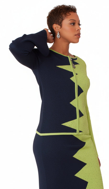 Kayla By Tally Taylor 5349-BWG Church Suit