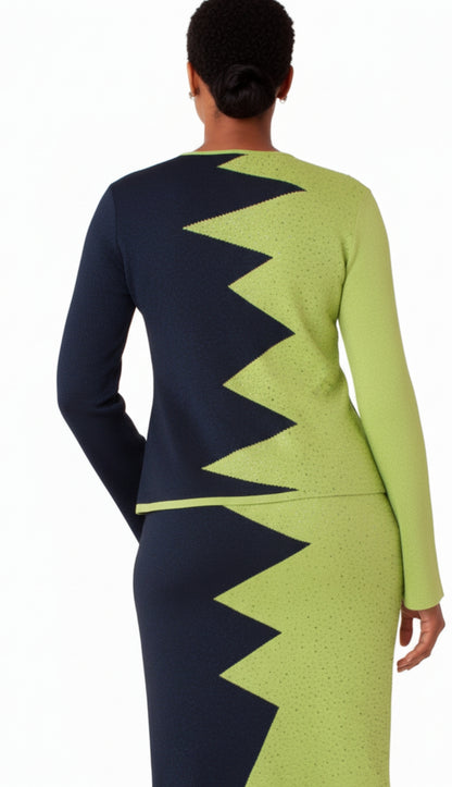 Kayla By Tally Taylor 5349-BWG Church Suit