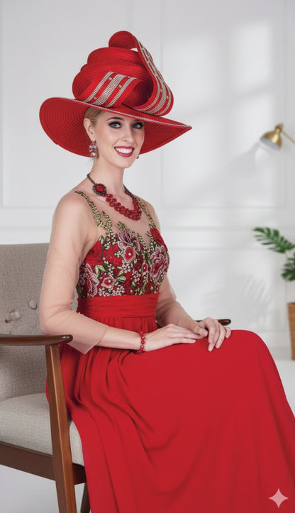 Elite Champagne 5369-RE-CO Church Dress