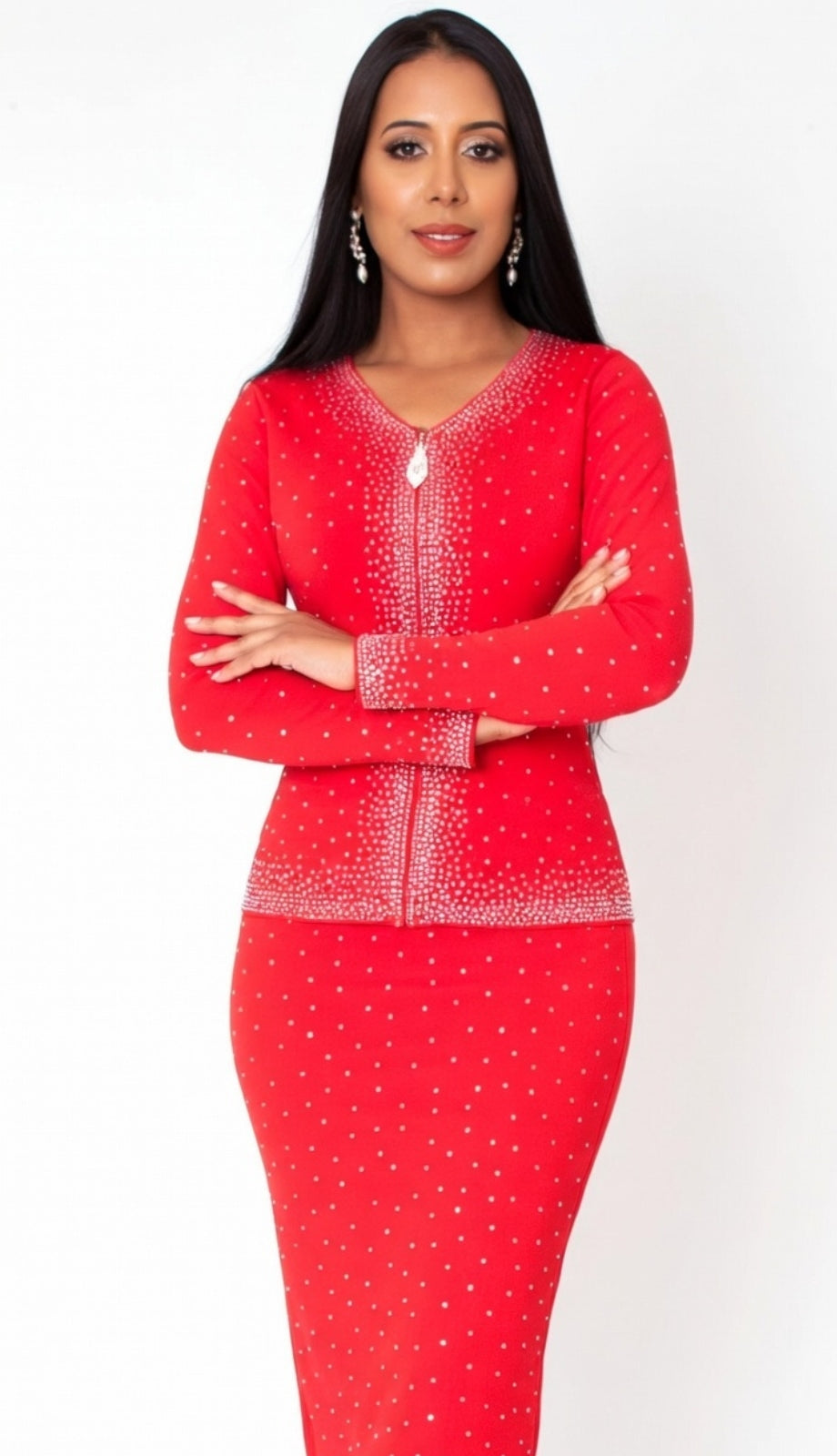 Kayla By Tally Taylor 5394-RED Church Suit