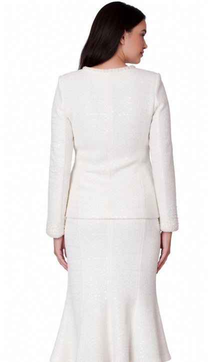 Kayla By Tally Taylor 5396-WHT Church Suit