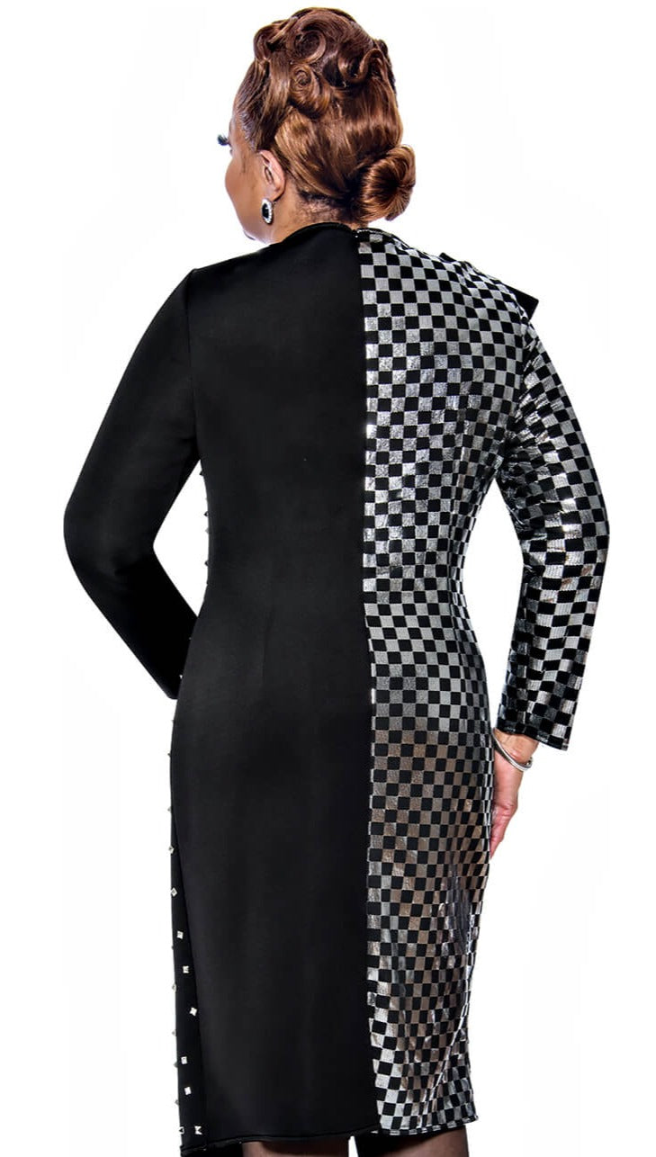 Dorinda Clark Cole 5411-BLK Church Dress