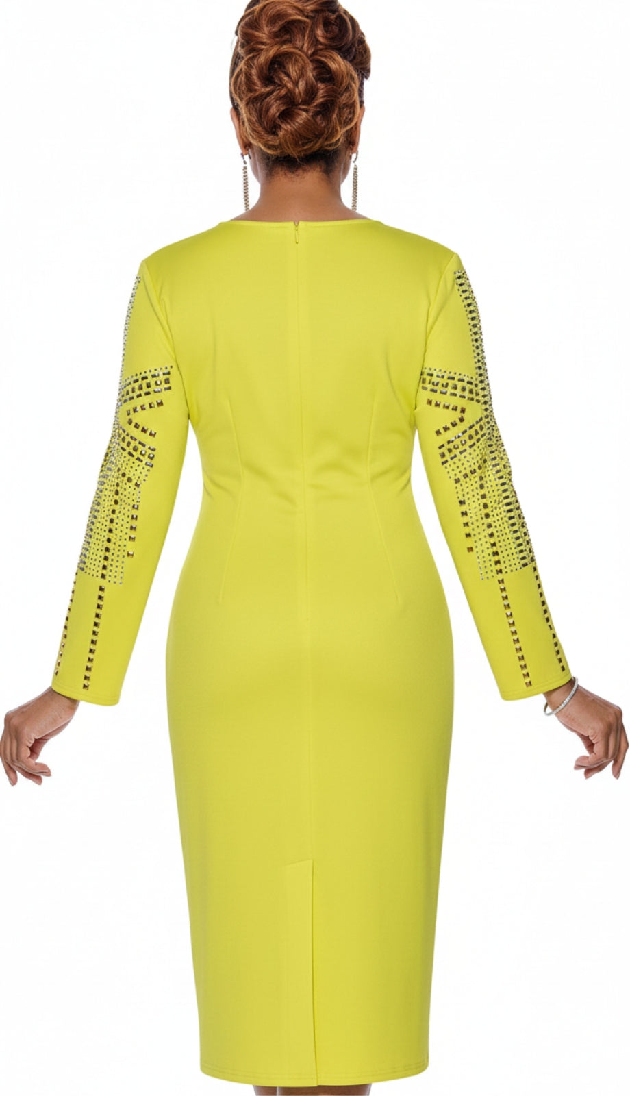 Dorinda Clark Cole 5431-GRN-IH Church Dress