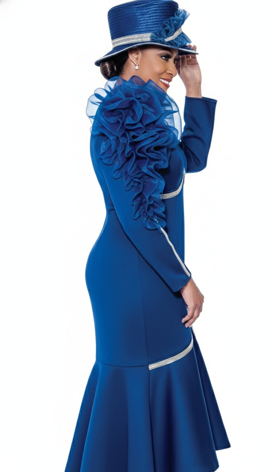 Dorinda Clark Cole 5481-RYL-QS Church Dress