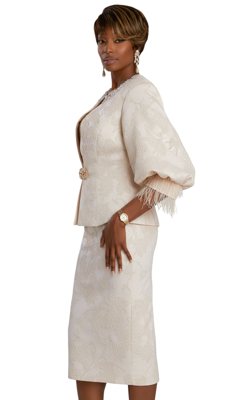 Donna Vinci 5837-QS Church Suit