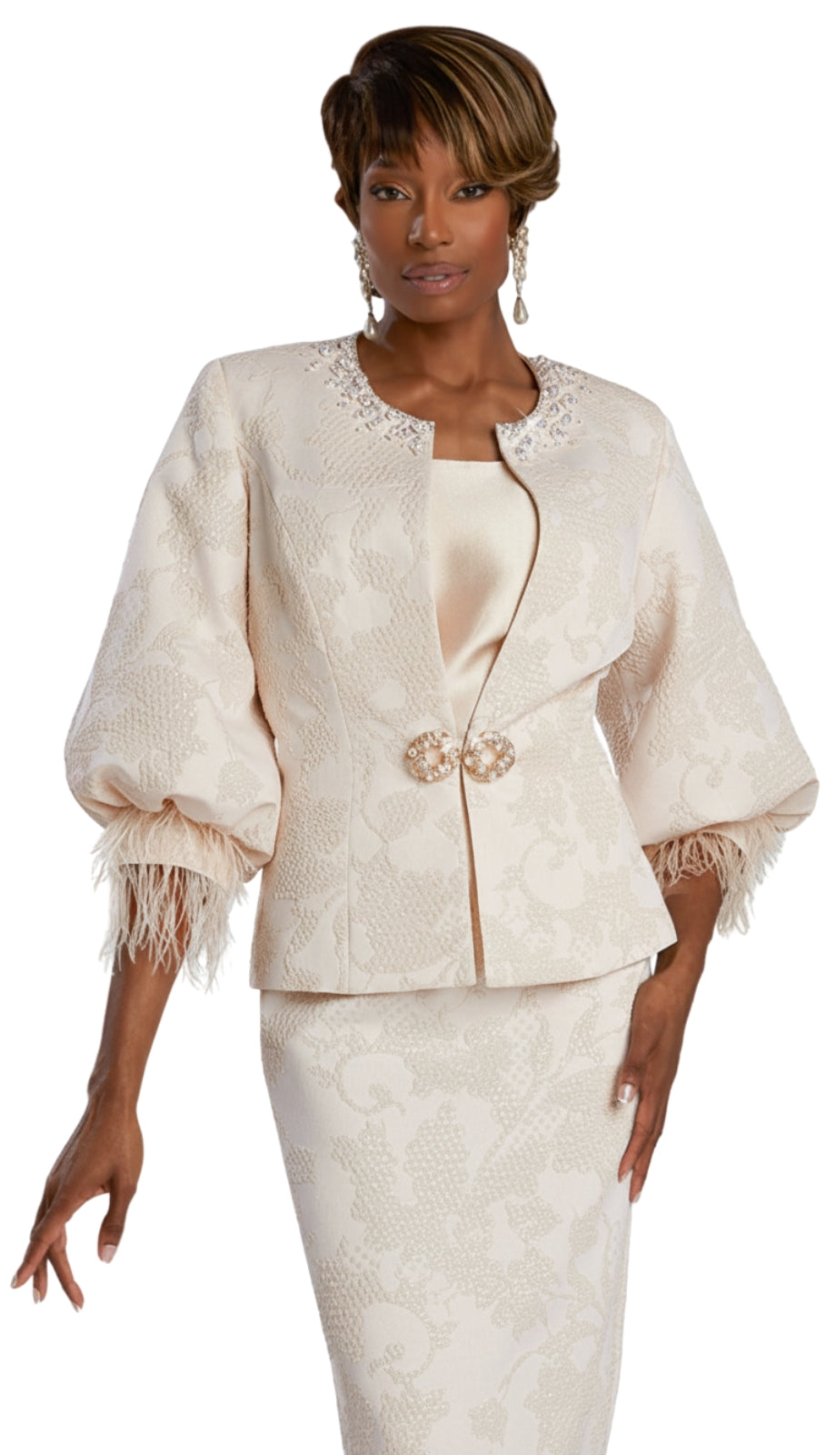Donna Vinci 5837-QS Church Suit