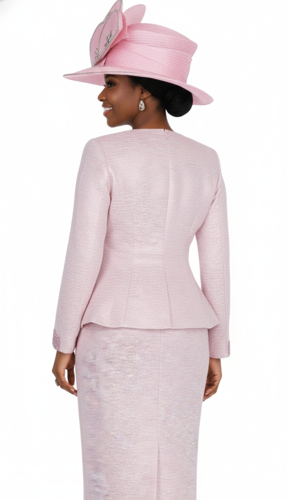 Champagne Italy 5901-PNK Church Suit