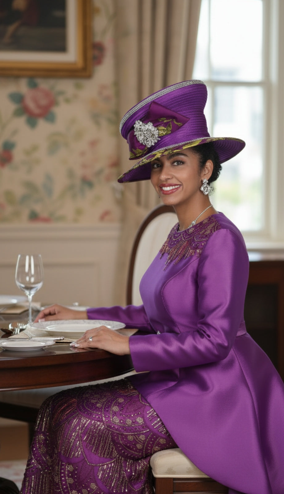 Aussie Austine 5917-PUR Church Suit