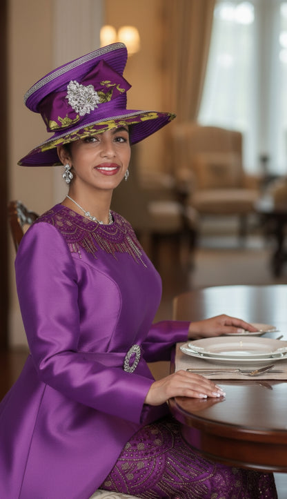 Aussie Austine 5917-PUR Church Suit