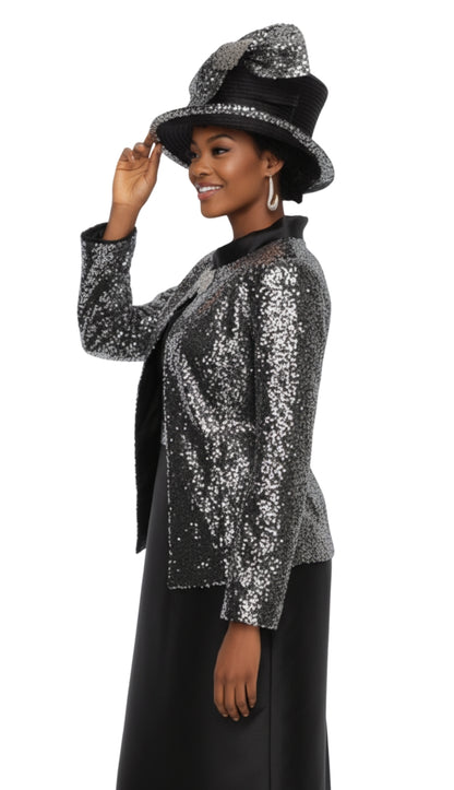 Champagne Italy 5919-SIL Church Jacket Dress