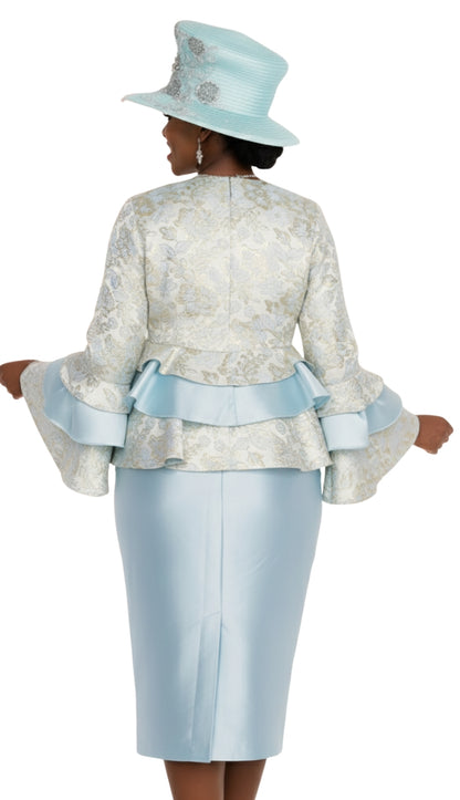 Aussie Austine 5922-BLU Church Suit