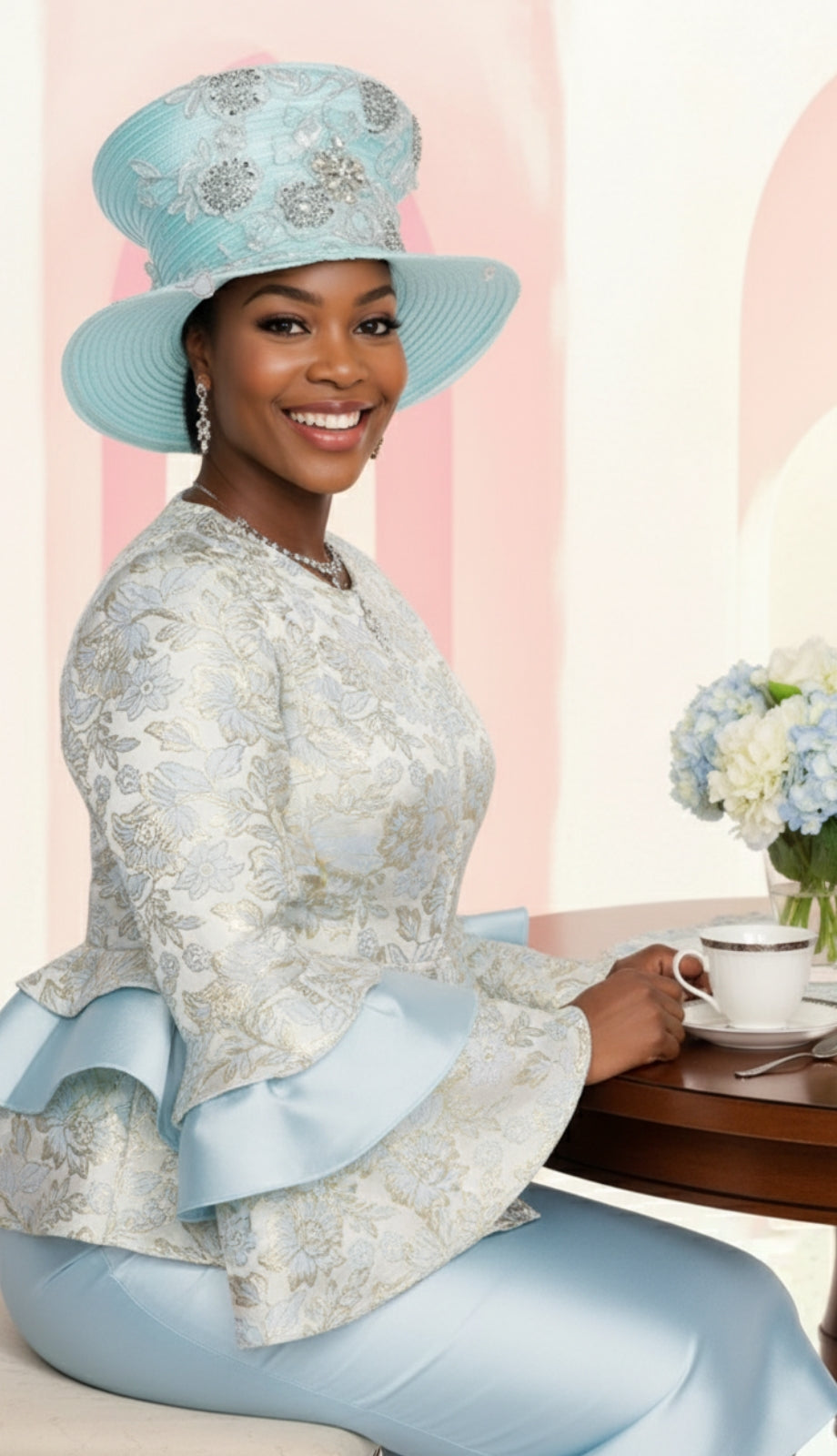 Aussie Austine 5922-BLU Church Suit