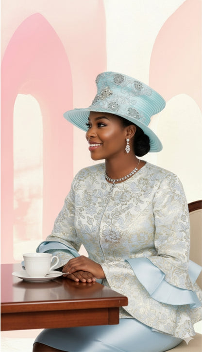 Aussie Austine 5922-BLU Church Suit