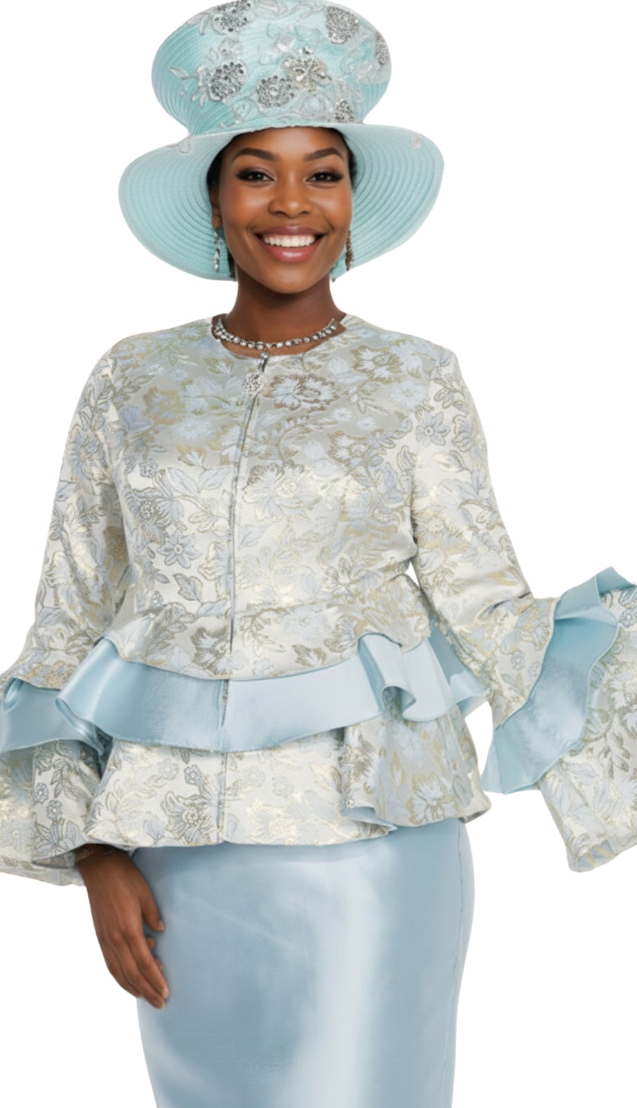 Aussie Austine 5922-BLU Church Suit