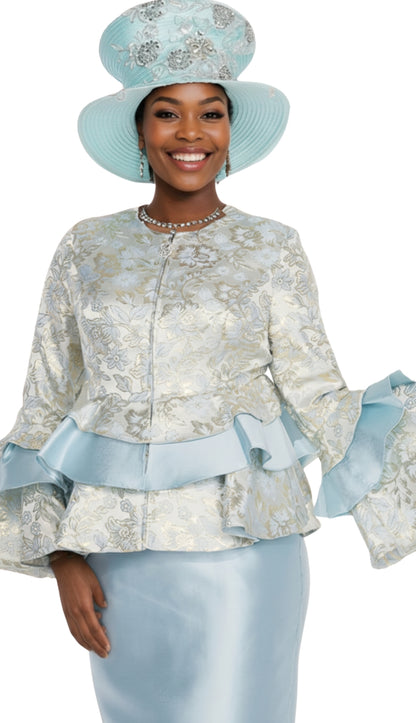 Aussie Austine 5922-BLU Church Suit