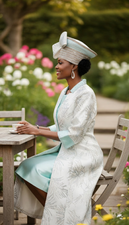 Champagne Italy 5933-GRN Church Jacket Dress