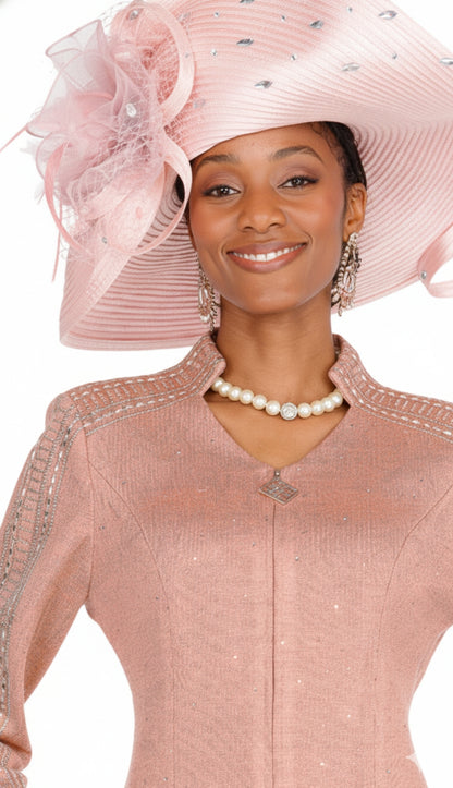 Champagne Italy Knit 5954-QS Church Suit