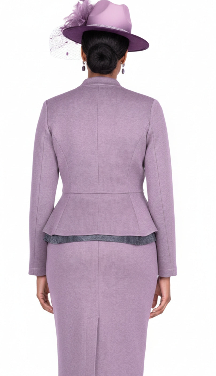 Champagne Italy Knit 5959-LIL-QS Church Suit for Women