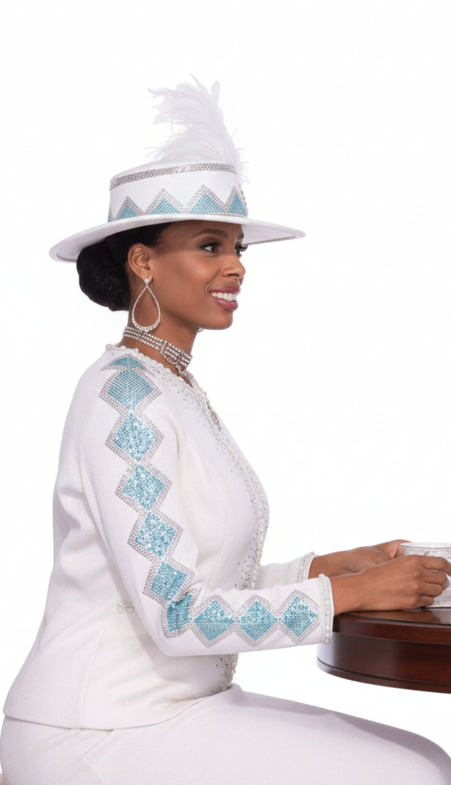 Elite Champagne 5962-OFW Church Suit