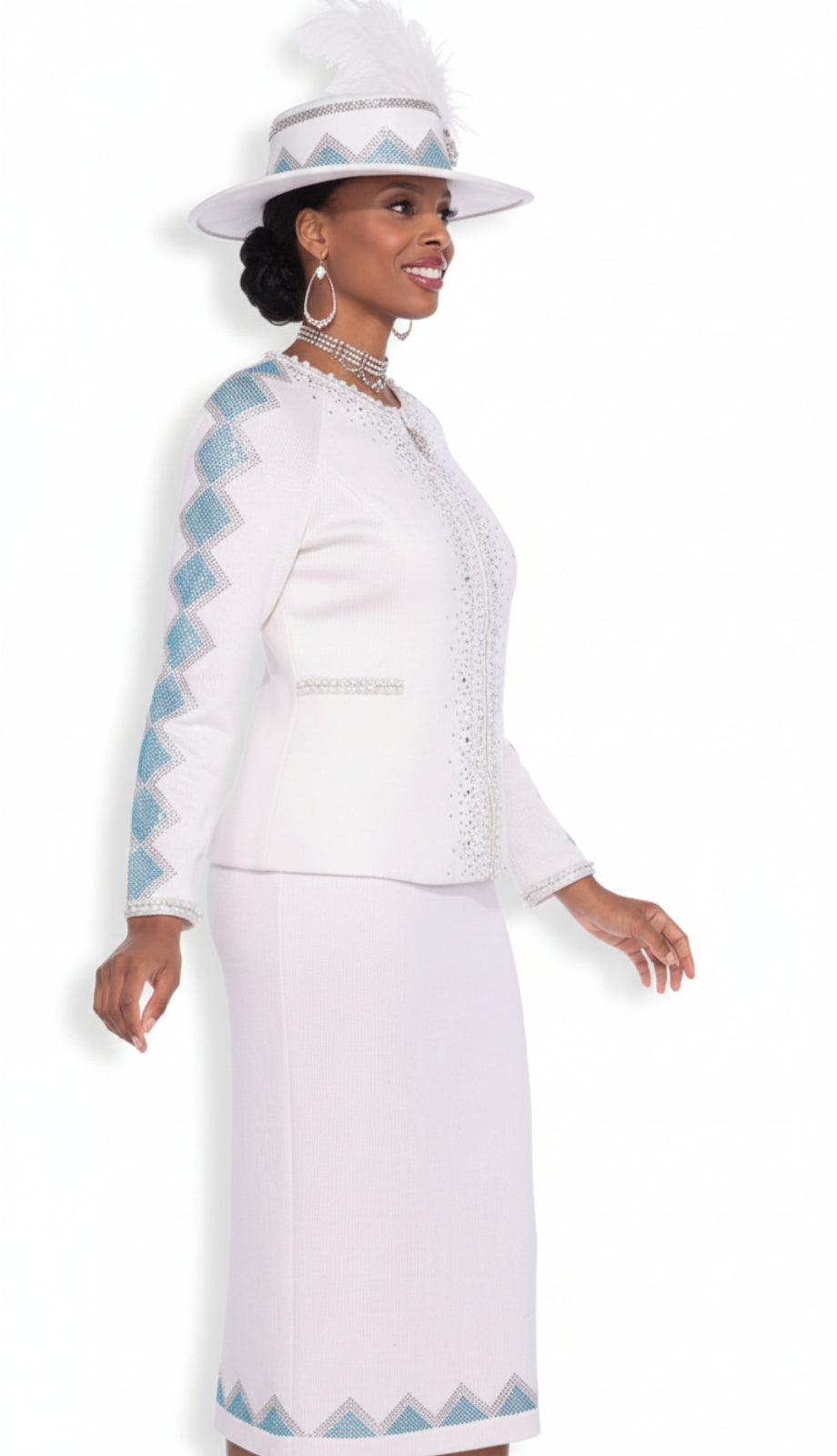 Elite Champagne 5962-OFW Church Suit