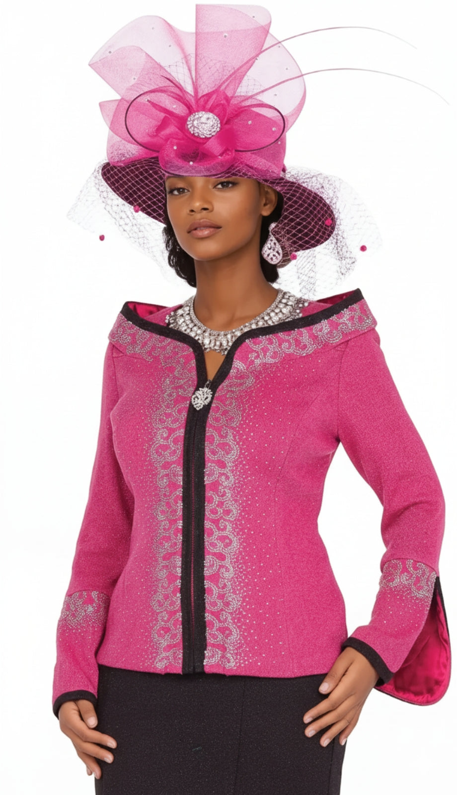 Elite Champagne 5963-FU Church Suit