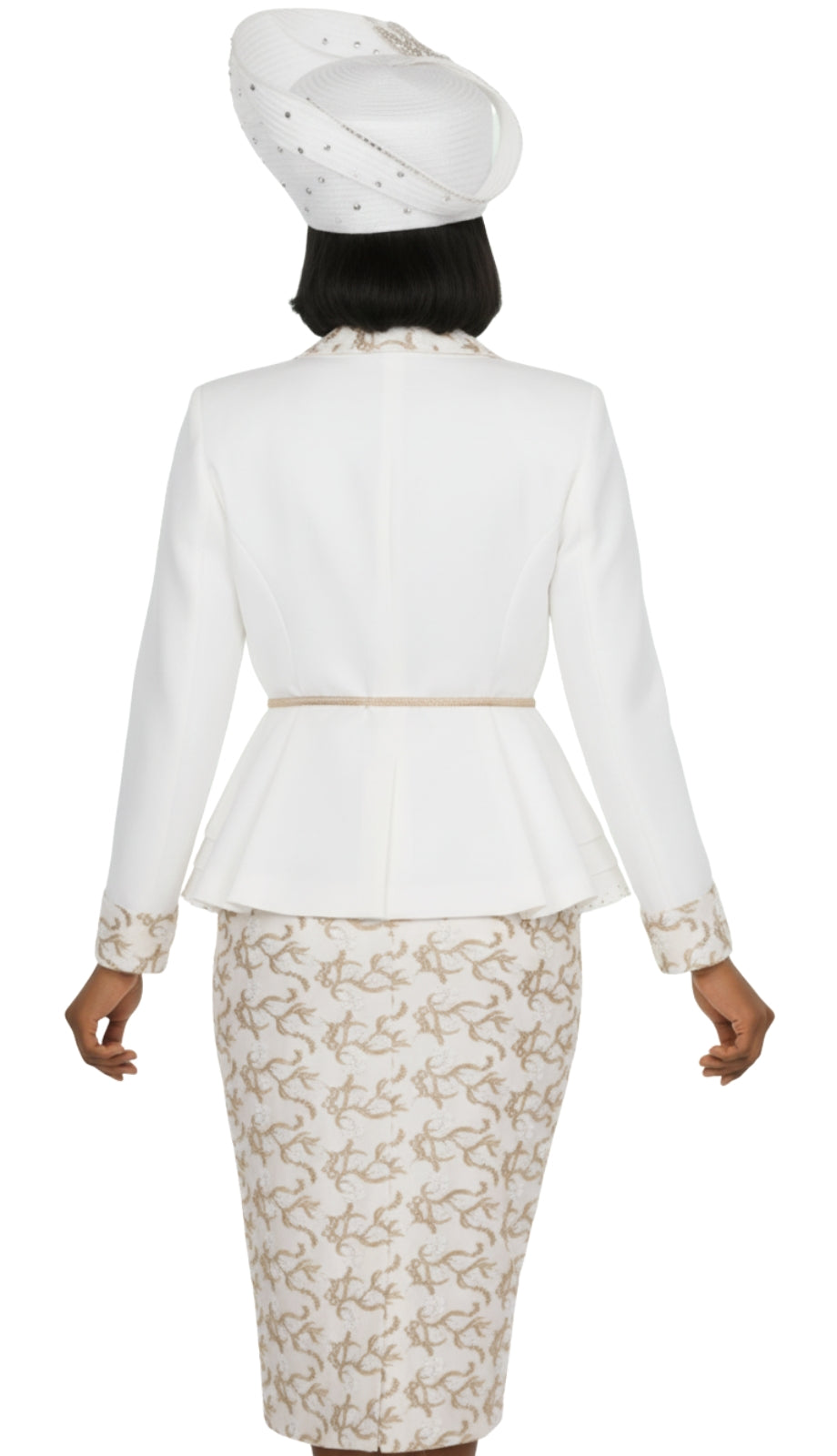 Champagne Italy 6007-WWG Church Suit