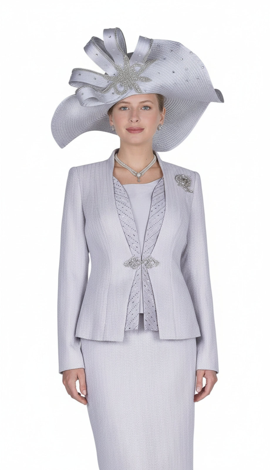 Champagne Italy 6009-LTG Mens Church Suit