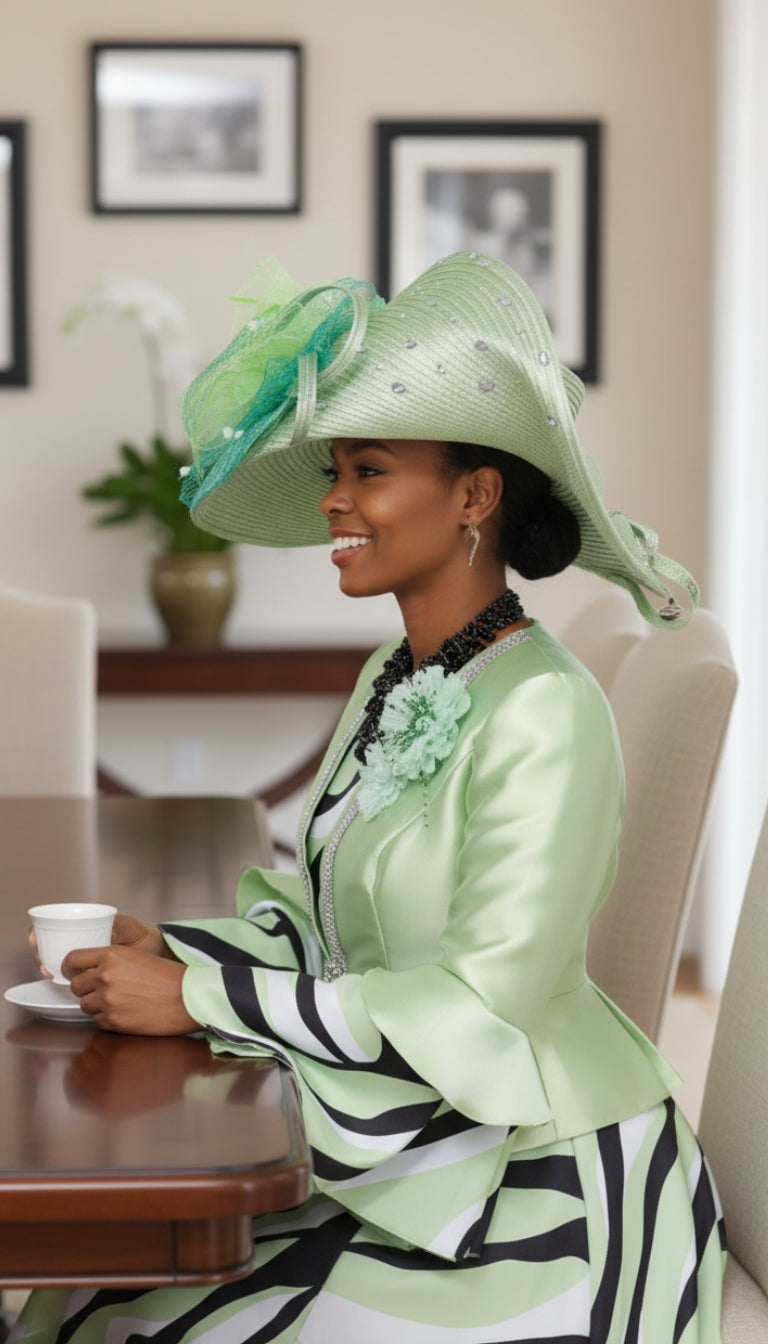 Aussie Austine 6023-LTG Church Suit for Ladies