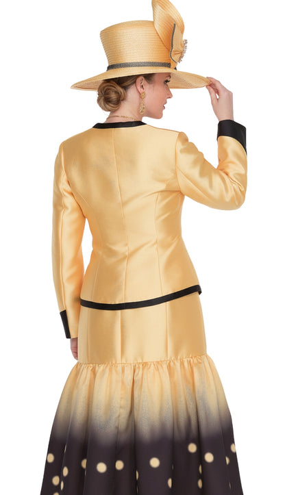 Elite Champagne 6069-YLW Church Jacket Dress