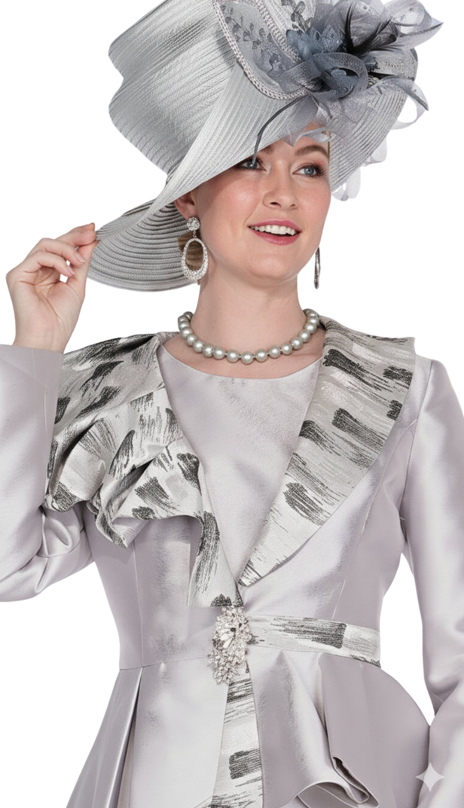 Elite Champagne 6071-SIL-CO Jacket Dress