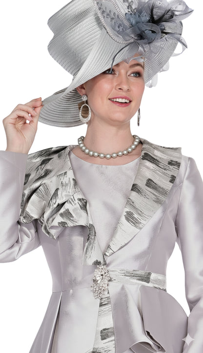 Elite Champagne 6071-SIL-CO Jacket Dress