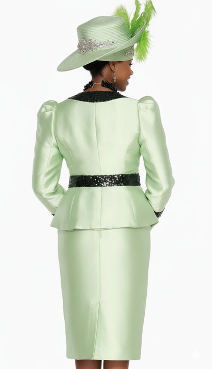 Aussie Austine 6074-LGB Church Suit for Ladies