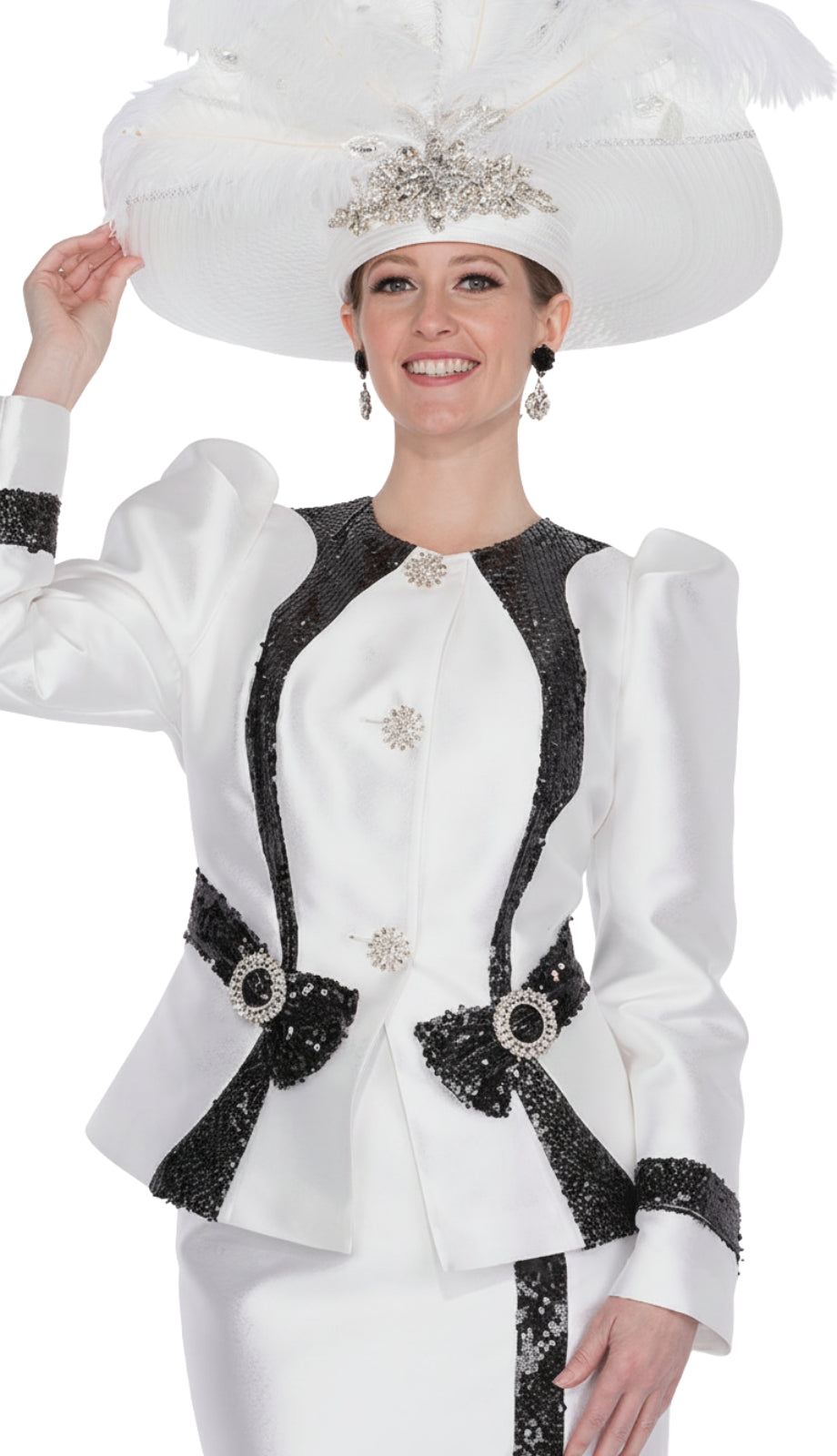 Elite Champagne 6074-WWB Church Suit