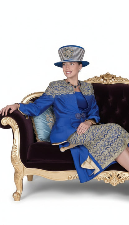 Champagne Italy 6102-RBG Church Suit