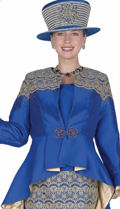 Champagne Italy 6102-RBG Church Suit