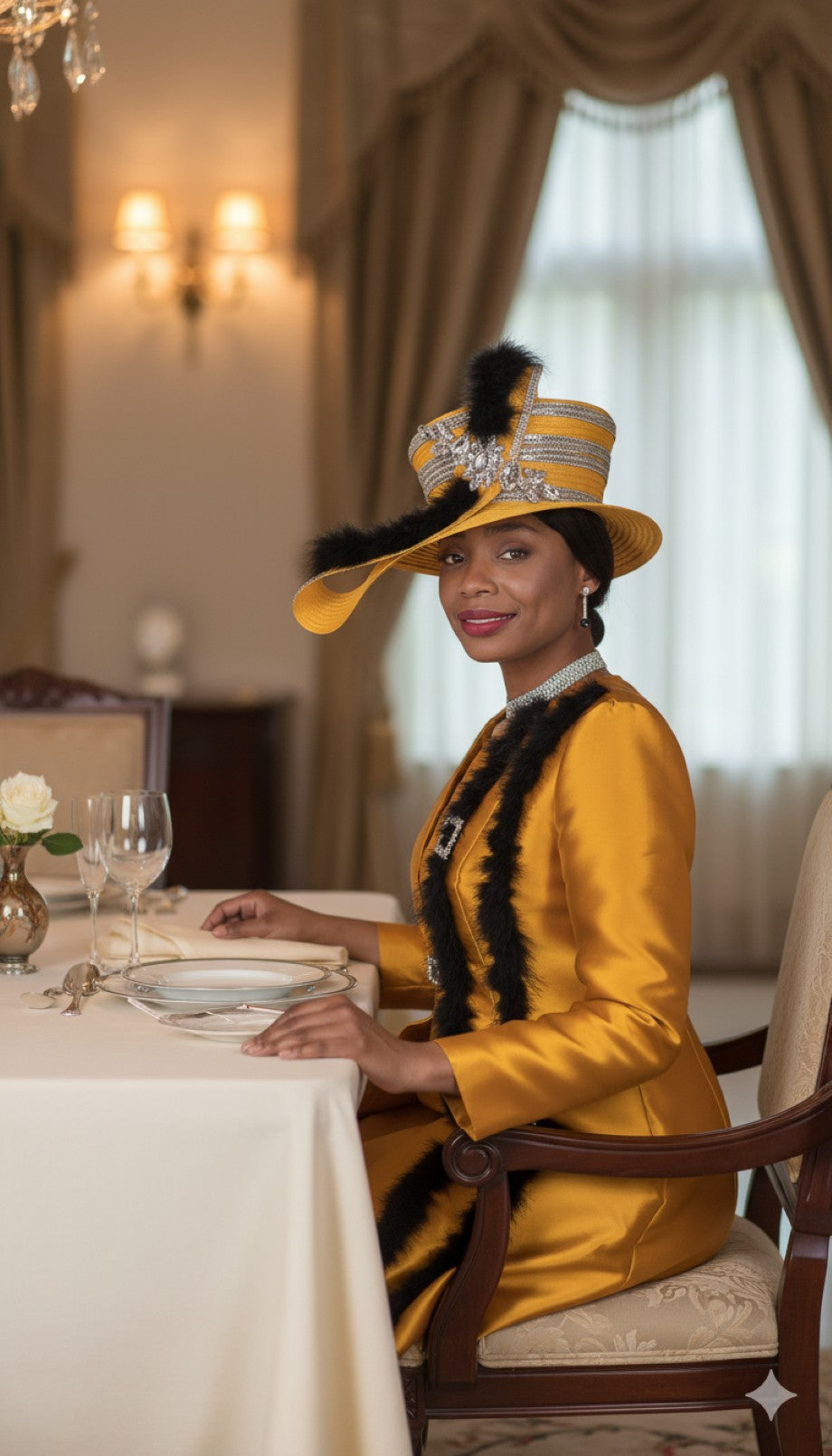 Champagne Italy 6110-GWB Church Dress